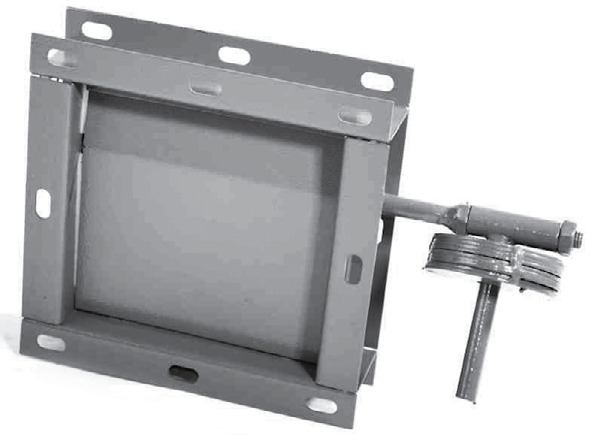 Клапан обратный прямоугольного сечения